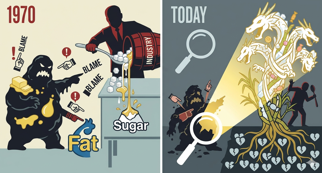 Skandal Gula Dunia: Bagaimana Industri Makanan Menyalahkan Lemak Selama 50 Tahun untuk Menutupi Bahaya Gula